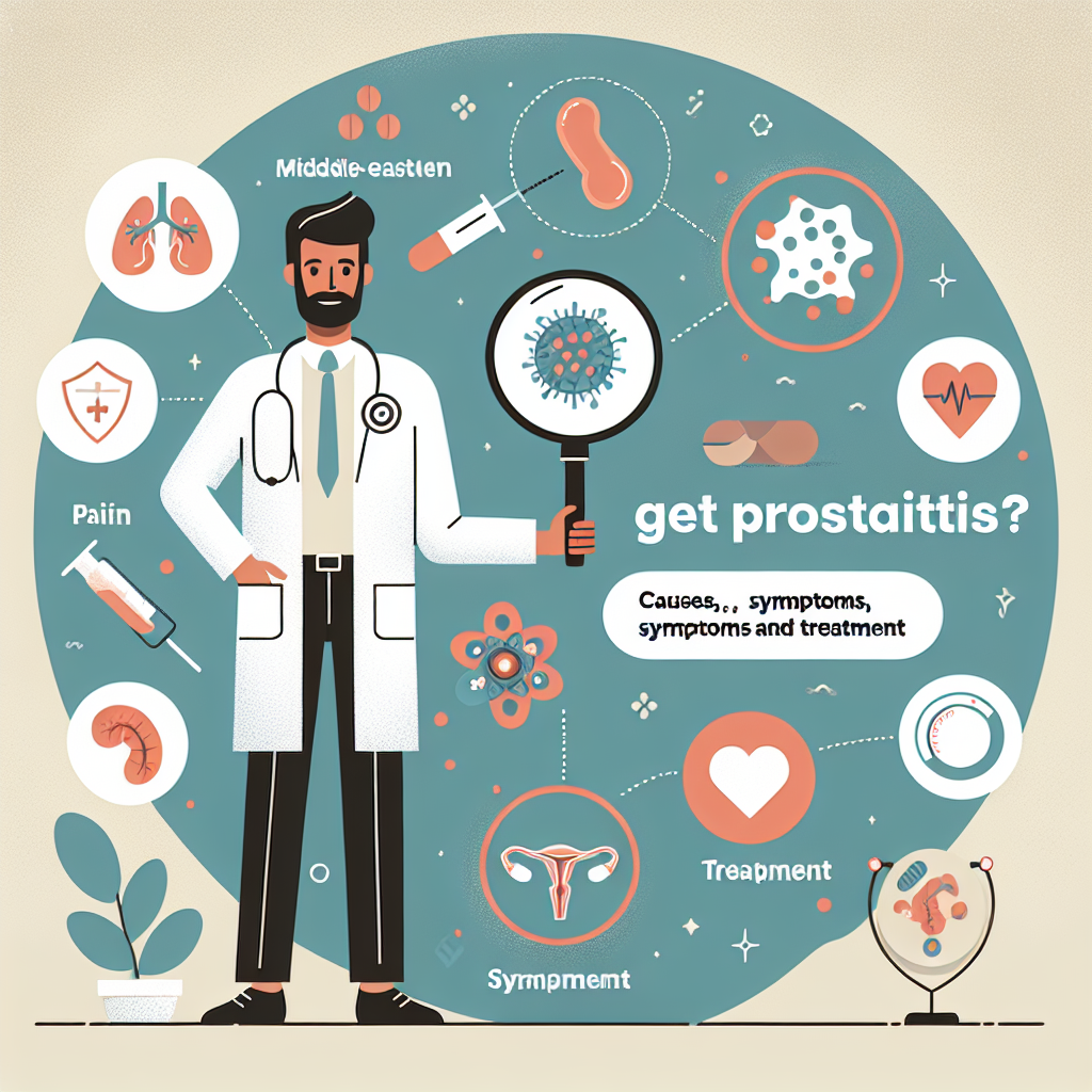 Diagramm der männlichen Anatomie mit Fokus auf die Prostata und ihre häufigsten Probleme.