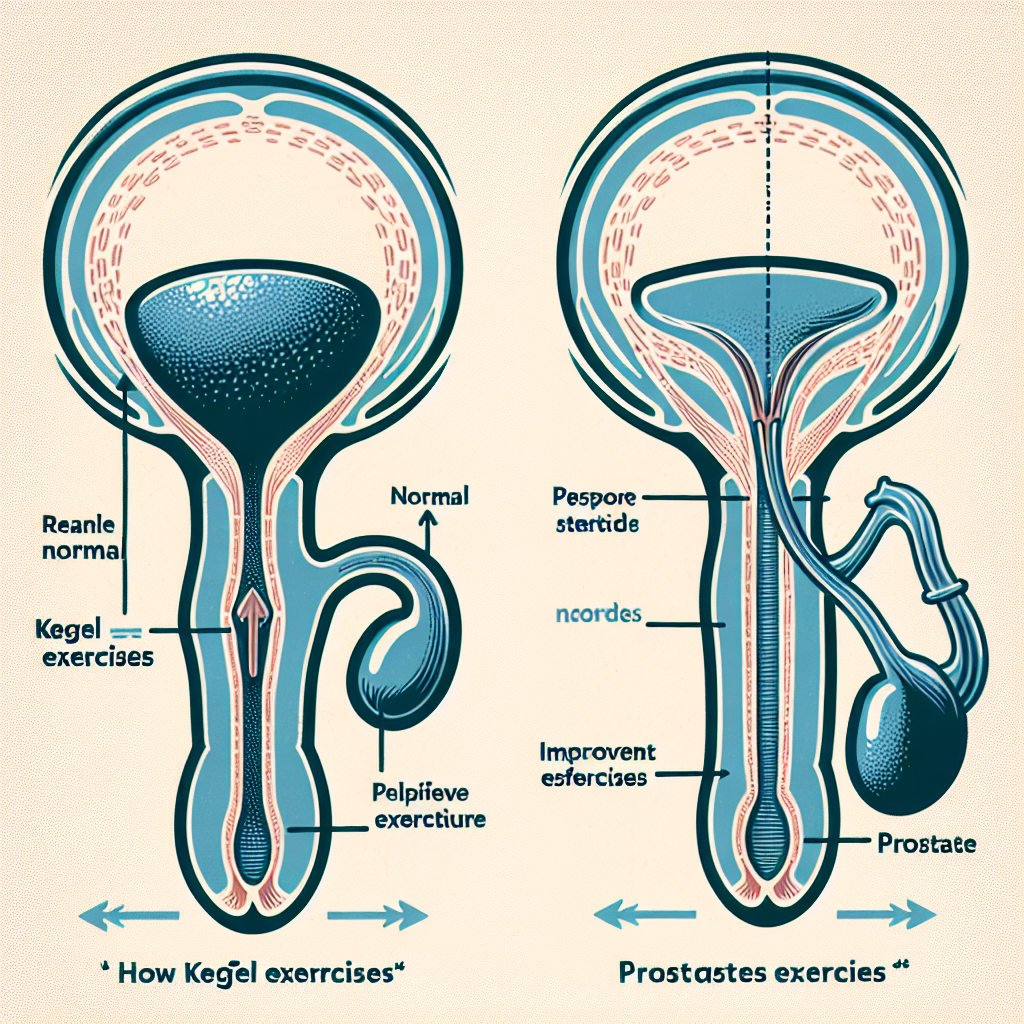 Männer führen Kegel-Übungen zur Linderung von Prostatitis-Symptomen durch.